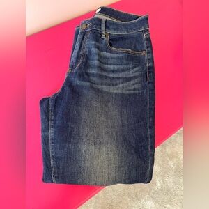 Ann Taylor Loft Curvy Skinny Ankle Jeans